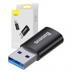 Адаптер Baseus Ingenuity OTG USB-A на USB-C (черный)