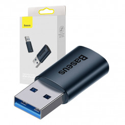Adapter USB-A või USB-C Baseus Ingenuity OTG (niebieski)