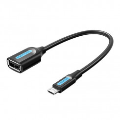 OTG Adapter Micro-USB 2.0 Male to USB-A Female Vention CCUBB 0.15m (Black)
