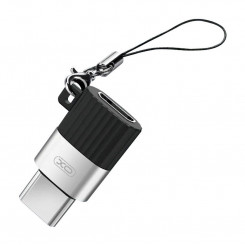 Адаптер/адаптер Micro USB — USB-C XO NB149-A (черный)