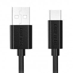 Pikenduskaabel Choetech AC0003 USB-A 2m (must)