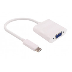 MicroConnect USB-C to VGA adapter, 0.2m