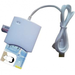 Устройство чтения смарт-карт Transcend USB PC/SC N68 Белый