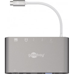 Многопортовый адаптер Goobay USB-C «все в одном» 62113 USB Type-C