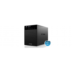ICY BOX  IB-3640SU3, external 4-bay JBOD system for 3,5“ SATA I/II/III HDD, USB 3.0 + eSATA, black Raidsonic