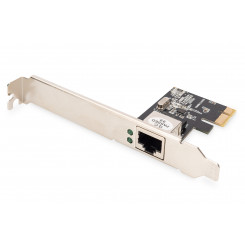 Digitus Gigabit Ethernet PCI Express kaart 32-bitine, madala profiiliga sulg, Realtek RTL8111H DN-10130-1