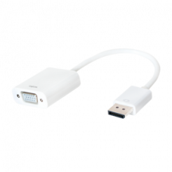 Logilink Logilink CV0059B, Display Port 1.2 to VGA Active Adapter with 15cm cable :  White