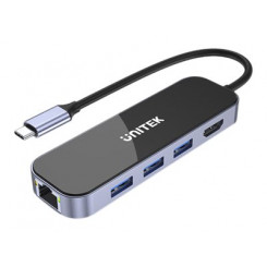 UNITEK D1084A Концентратор USB-C 3x USB-A 3.1