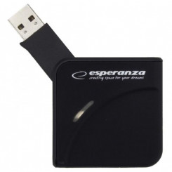 Esperanza EA130 kaardilugeja USB 2.0 must