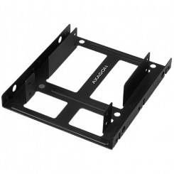 Metal frame for mounting two 2.5 disks into one 3.5 position.