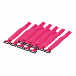 Wire Strap 500*20 mm, 10pcs, pink Logilink