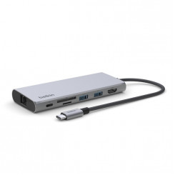 Док-станция для ноутбука/репликатор портов Belkin INC009BTSGY USB Type-C Silver