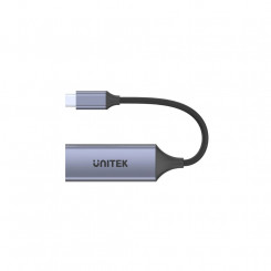 Адаптер Unitek USB-C — RJ45, 1 ГБ/с, PD 100 Вт