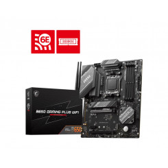 Mainboard MSI AMD B650 SAM5 ATX Memory DDR5 Memory slots 4 2xPCI-Express 1x 2xPCI-Express 4.0 16x 2xM.2 1xHDMI 1xDisplayPort 7xUSB 3.2 1xUSB-C 1xRJ45 6xAudio port B650GAMINGPLUSWIFI