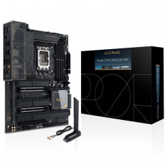 Материнская плата ASUS Intel Z790 LGA1700 ATX Память DDR5 Слоты памяти 4 1xPCI-Express 4.0 16x 2xPCI-Express 5.0 16x 4xM.2 1xHDMI 2xDisplayPort 6xUSB 3.2 2xUSB4 2xRJ45 5xАудиопорт PROARTZ790-CREATORWIFI