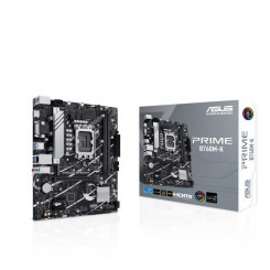 Emaplaat ASUS Intel B760 Express LGA1700 Micro-ATX mälu DDR5 mälupesad 2 2xPCI-Express 4.0 1x 1xPCI-Express 4.0 16x 2xM.2 1x15pin D-sub 1xHDMI 2xUSB 2.0 PRUD3 4x1x1xR port IMEB760M-K
