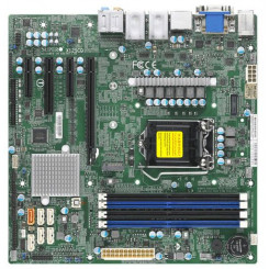 Supermicro X12SCQ, Intel, LGA 1200 (Socket H5), DDR4-SDRAM, 128 GB, 1,2 V, 2933 MHz