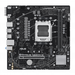 Asus PRIME A620M-E Protsessorite perekond AMD Protsessori pesa AM5 DDR5 DIMM Mälupesad 2 Toetatud kõvaketta liidesed SATA, M.2 SATA pistikute arv 4 Kiibistik AMD A620 Micro-ATX
