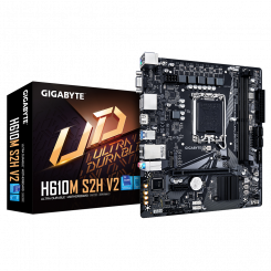 Gigabyte H610M S2H V2 1.0 Protsessori perekond Inteli protsessori pesa LGA1700 DDR5 DIMM Toetatud kõvaketta liidesed M.2, SATA SATA-pistikute arv 4