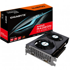 Видеокарта GIGABYTE 4 ГБ 64 бит PCIE 4.0 16x GDDR6 Память 18000 МГц Графический процессор 2610 МГц 1xHDMI 1xDisplayPort GV-R65XTEAGLE-4GD