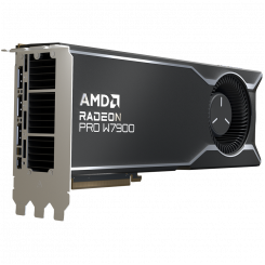 Графический процессор AMD Radeon PRO W7900 48 ГБ GDDR6 384 бит, 61 Тфлопс, 864 ГБ/с, PCIe 4.0, 3x DP, 1x mDP, 4x 4K, 295 Вт, активный