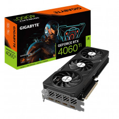 Видеокарта GIGABYTE NVIDIA GeForce RTX 4060 Ti 8 ГБ GDDR6 128 бит PCIE 4.0 16x 2xHDMI 2xDisplayPort GV-N406TGAMINGOC-8GD