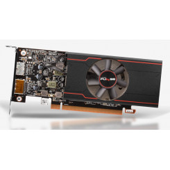 Видеокарта SAPPHIRE AMD Radeon RX 6400 4 ГБ GDDR6 64 бит PCIE 4.0 16x однослотовый вентилятор 1xHDMI 1xDisplayPort 11315-01-20G