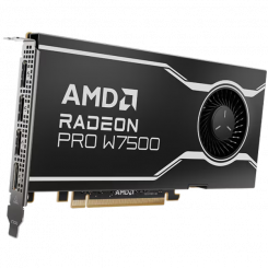 AMD GPU W7500 8GB GDDR6 128bit, 12Tflops, 4x DP 2.1, aktiivne ventilaator, RDNA3