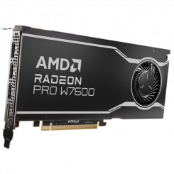 AMD GPU W7600 8GB GDDR6 128bit, 20Tflops, 4x DP 2.1, aktiivne ventilaator, RDNA3