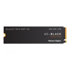 SSD WESTERN DIGITAL Черный SN770 250 ГБ M.2 PCIe Gen4 NVMe Скорость записи 2000 МБ/с Скорость чтения 4000 МБ/с WDS250G3X0E