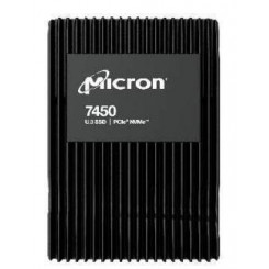 Твердотельный накопитель MICRON SSD серии 7450 PRO 7,68 ТБ PCIE NVMe NAND с флэш-технологией TLC Скорость записи 5600 МБ/с Скорость чтения 6800 МБ/с Форм-фактор U.3 TBW 14000 ТБ MTFDKCC7T6TFR-1BC1ZABYYR