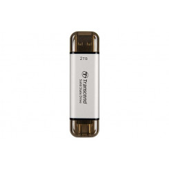 Внешний твердотельный накопитель TRANSCEND ESD310 2 ТБ USB-C USB 3D NAND Скорость записи 950 МБ/с Скорость чтения 1050 МБ/с TS2TESD310S