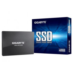SSD GIGABYTE 480 ГБ SATA 3.0 Скорость записи 480 МБ/с Скорость чтения 550 МБ/с 2,5 ТБ 200 ТБ MTBF 2000000 часов GP-GSTFS31480GNTD