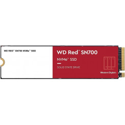 SSD WESTERN DIGITAL Red SN700 2TB M.2 PCIE NVMe Kirjutamiskiirus 2900 MB/s Lugemiskiirus 3400 MB/s WDS200T1R0C