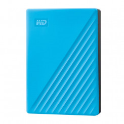 Внешний жесткий диск WESTERN DIGITAL My Passport 4 ТБ USB 2.0 USB 3.0 USB 3.2 Цвет Синий WDBPKJ0040BBL-WESN