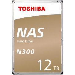Kõvaketas TOSHIBA N300 12TB SATA 3.0 256 MB 7200 p/min 3,5 HDWG21CUZSVA