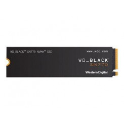SSD WESTERN DIGITAL Черный SN770 1 ТБ M.2 PCIe Gen4 NVMe Скорость записи 4900 МБ/с Скорость чтения 5150 МБ/с WDS100T3X0E