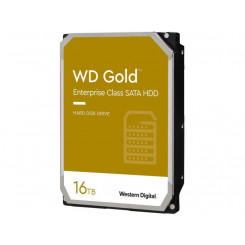 HDD WESTERN DIGITAL Gold 16TB SATA 3.0 512 MB 7200 p/min 3,5 WD161KRYZ