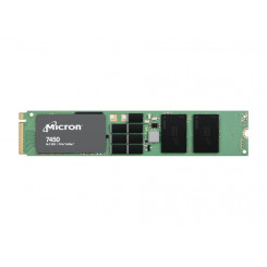 SSD MICRON 7450 PRO 1.92TB M.2 NVMe 3D NAND Kirjutamiskiirus 2400 MB/s Lugemiskiirus 5000 MB/s TBW 3650 TB MTBF 2000000 tundi MTFDKBG1T9TFR-1BC1ZABYYR