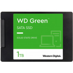SSD WESTERN DIGITAL Зеленый 1 ТБ SATA 3.0 SLC Скорость чтения 545 МБ/сек 2,5 MTBF 1000000 часов WDS100T3G0A
