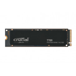 Твердотельный накопитель CRUCIAL T700 4 ТБ M.2 PCIE NVMe TLC Скорость записи 11 800 МБ/с Скорость чтения 12 400 МБ/с TBW 2 400 ТБ CT4000T700SSD3