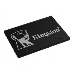 SSD KINGSTON KC600 2TB SATA 3.0 TLC Kirjutamiskiirus 520 MB/s Lugemiskiirus 550 MB/s 2,5 TBW 1200 TB MTBF 1000000 tundi SKC600/2048G