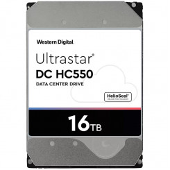 Сервер HDD WD/HGST ULTRASTAR DC HC550 (3,5 дюйма, 16 ТБ, 512 МБ, 7200 об/мин, SATA 6 Гбит/с, 512N SE NP3), артикул: 0F38462
