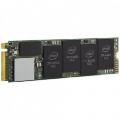 Inteli SSD 660p seeria (1,0 TB, M.2 80 mm PCIe 3.0 x4, 3D2, QLC) jaemüügikarbi üksikpakett