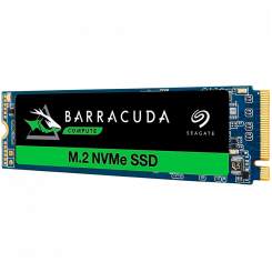 Seagate® BarraCuda™ PCIe, твердотельный накопитель емкостью 2 ТБ, M.2 2280 PCIe 4.0 NVMe, чтение/запись: 3600/2750 МБ/с, EAN: 8719706434607