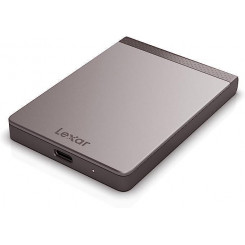 Внешний SSD LEXAR SL200 512 ГБ USB-C Скорость записи 400 МБ/с Скорость чтения 550 МБ/с LSL200X512G-RNNNG