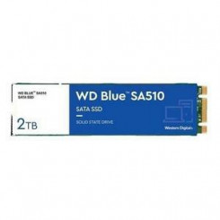SSD WESTERN DIGITAL Blue SA510 2TB SATA 3.0 3D NAND Kirjutamiskiirus 520 MB/s Lugemiskiirus 560 MB/s M.2 TBW 500 TB MTBF 1750000 tundi WDS200T3B0B