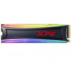 SSD ADATA XPG SPECTRIX S40G 512GB M.2 PCIE NVMe TLC Kirjutamiskiirus 1900 MB/s Lugemiskiirus 3500 MB/s 8mm TBW 320 TB MTBF 2000000 tundi AS40G-512GT-C