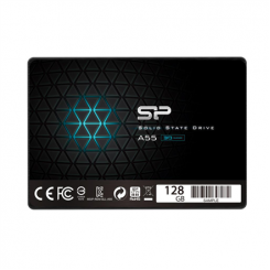 Silicon Power A55 128 GB SSD form factor 2.5 SSD interface SATA Write speed 420 MB/s Read speed 550 MB/s