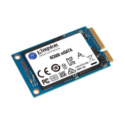 Kingston KC600 512 ГБ SSD-интерфейс mSATA Скорость записи 520 МБ/с Скорость чтения 550 МБ/с